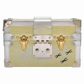 Petit Malle Leather Shoulder Bag with Strap