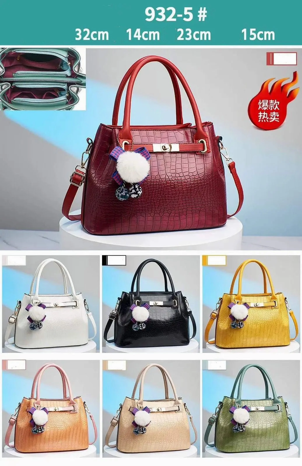 Pink Handbag For Girls 932-5