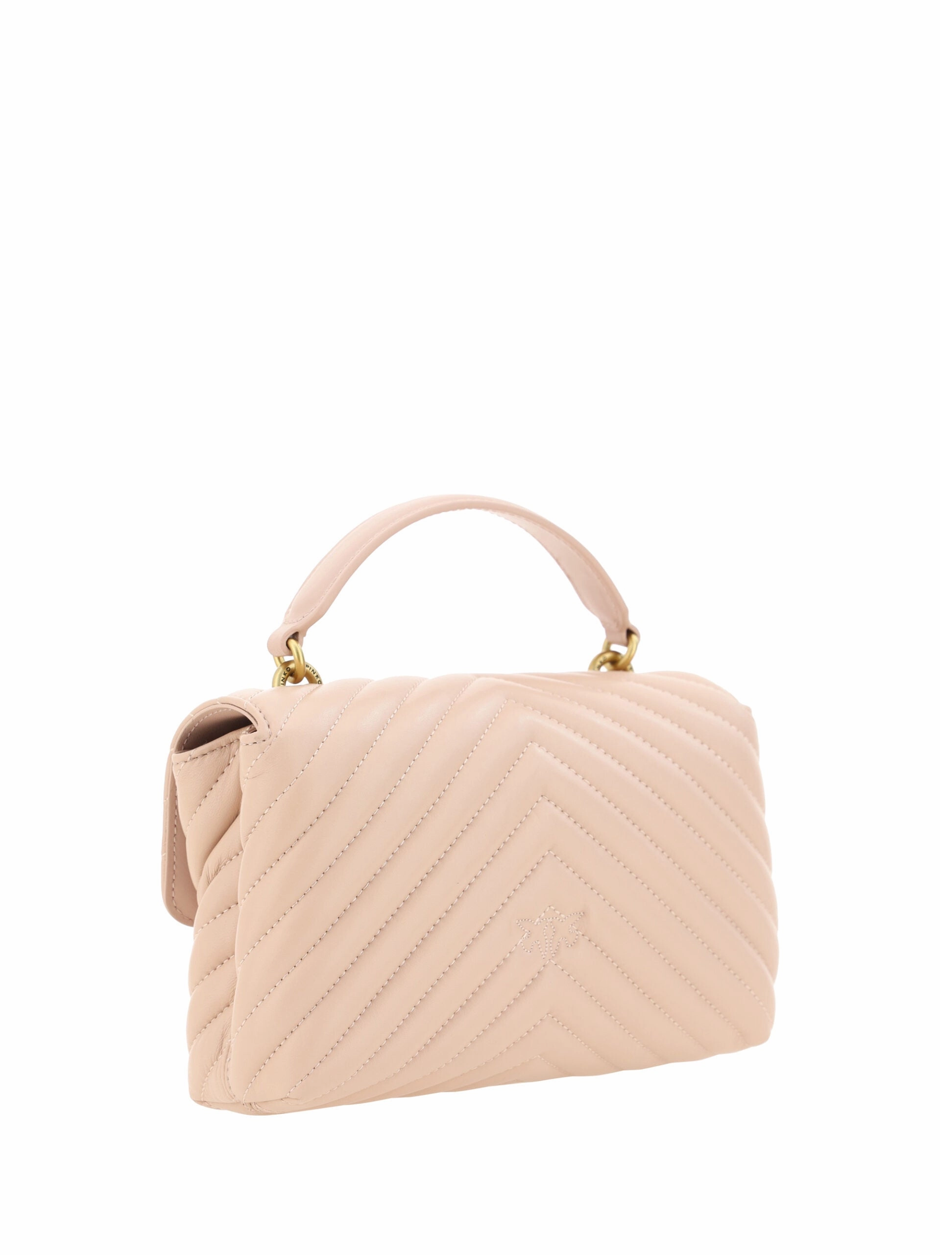 PINKO Chic Cipria Pink Mini Love Handbag