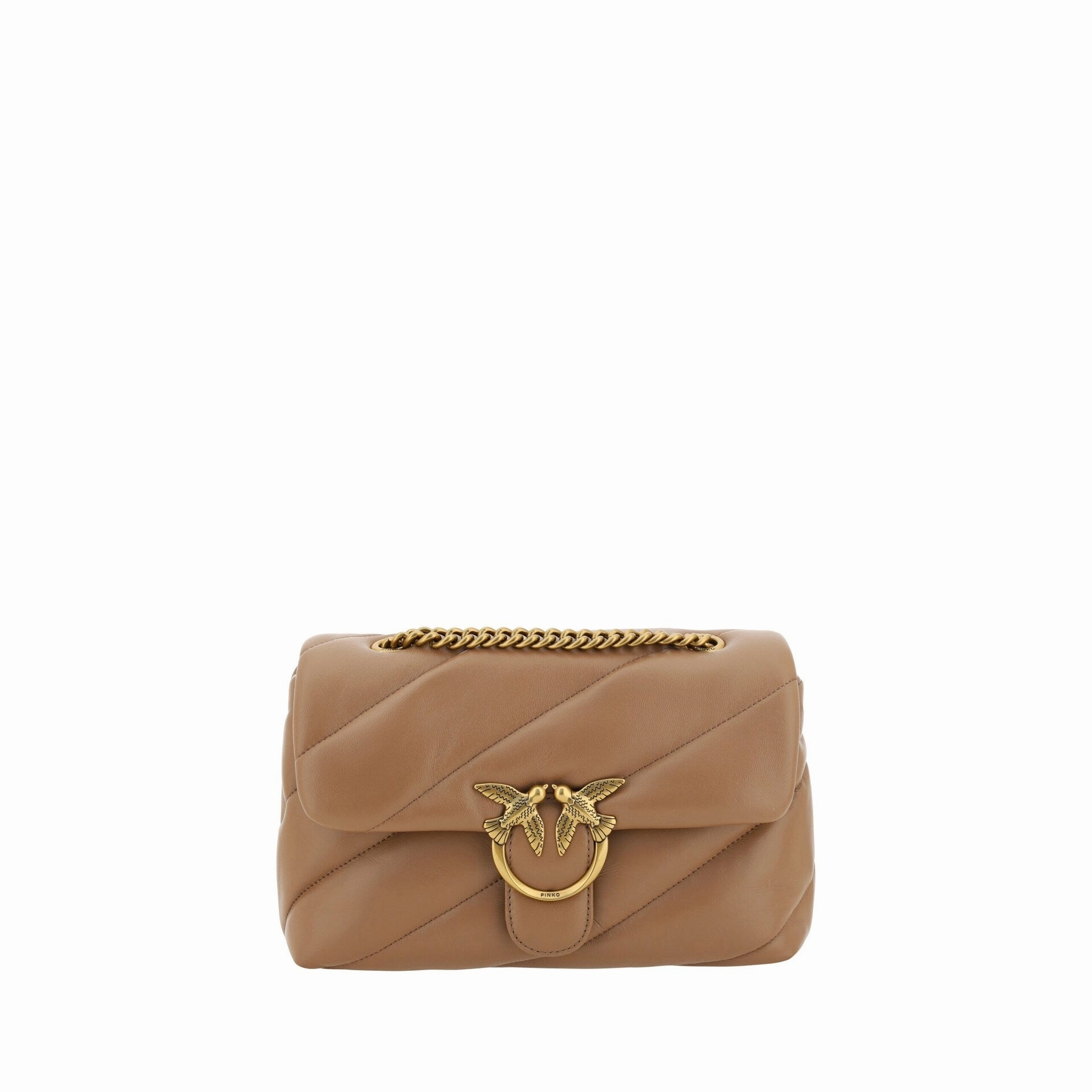 PINKO Elegant Quilted Calf Leather Shoulder Women's Bag