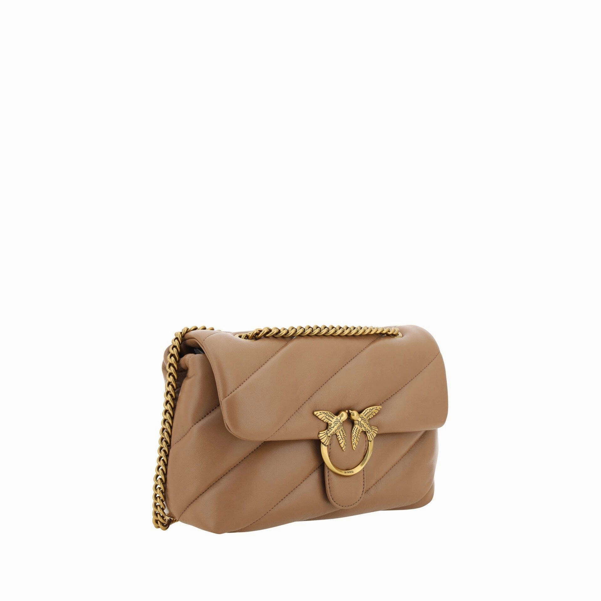 PINKO Elegant Quilted Calf Leather Shoulder Women's Bag