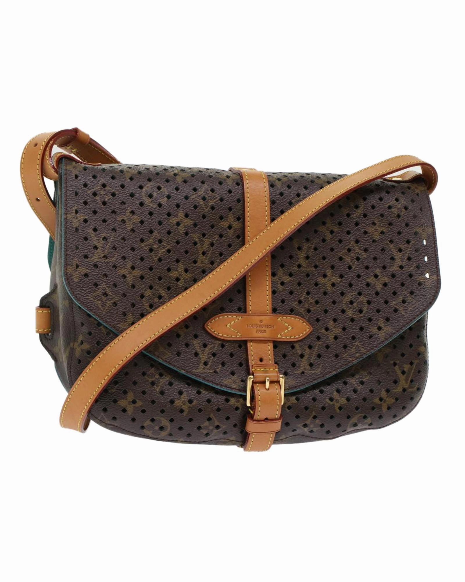 Pochette Perforated Crossbody Bag