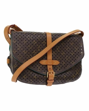 Pochette Perforated Crossbody Bag