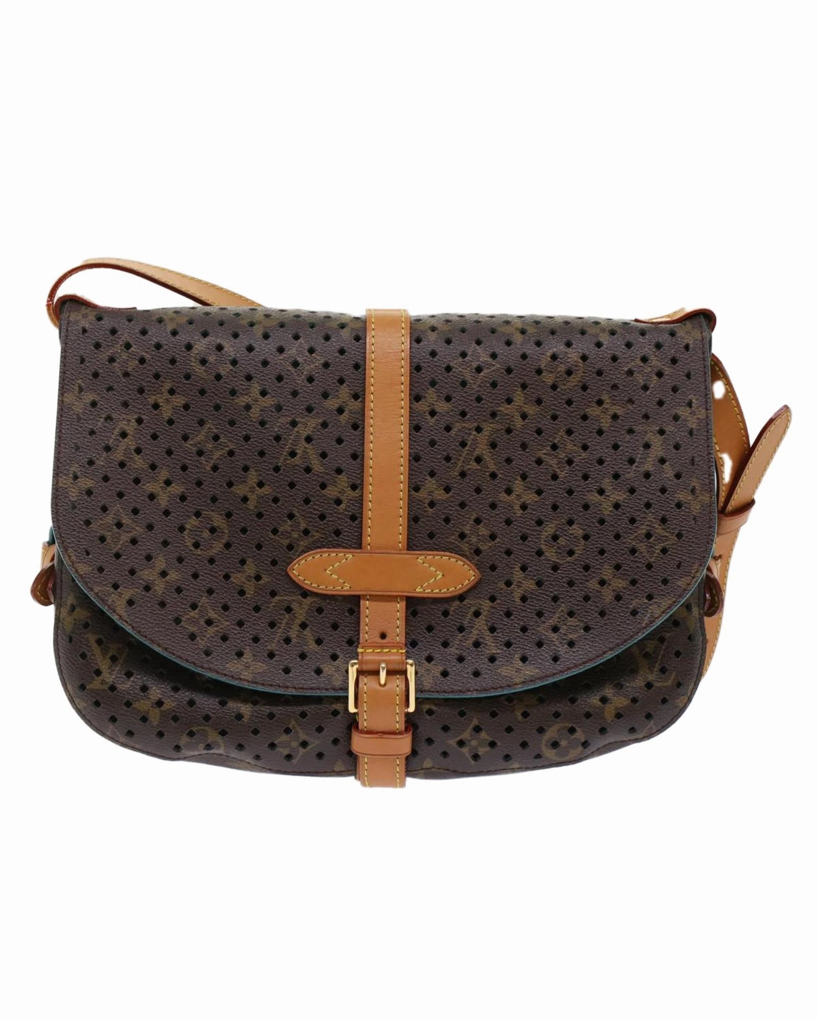 Pochette Perforated Crossbody Bag