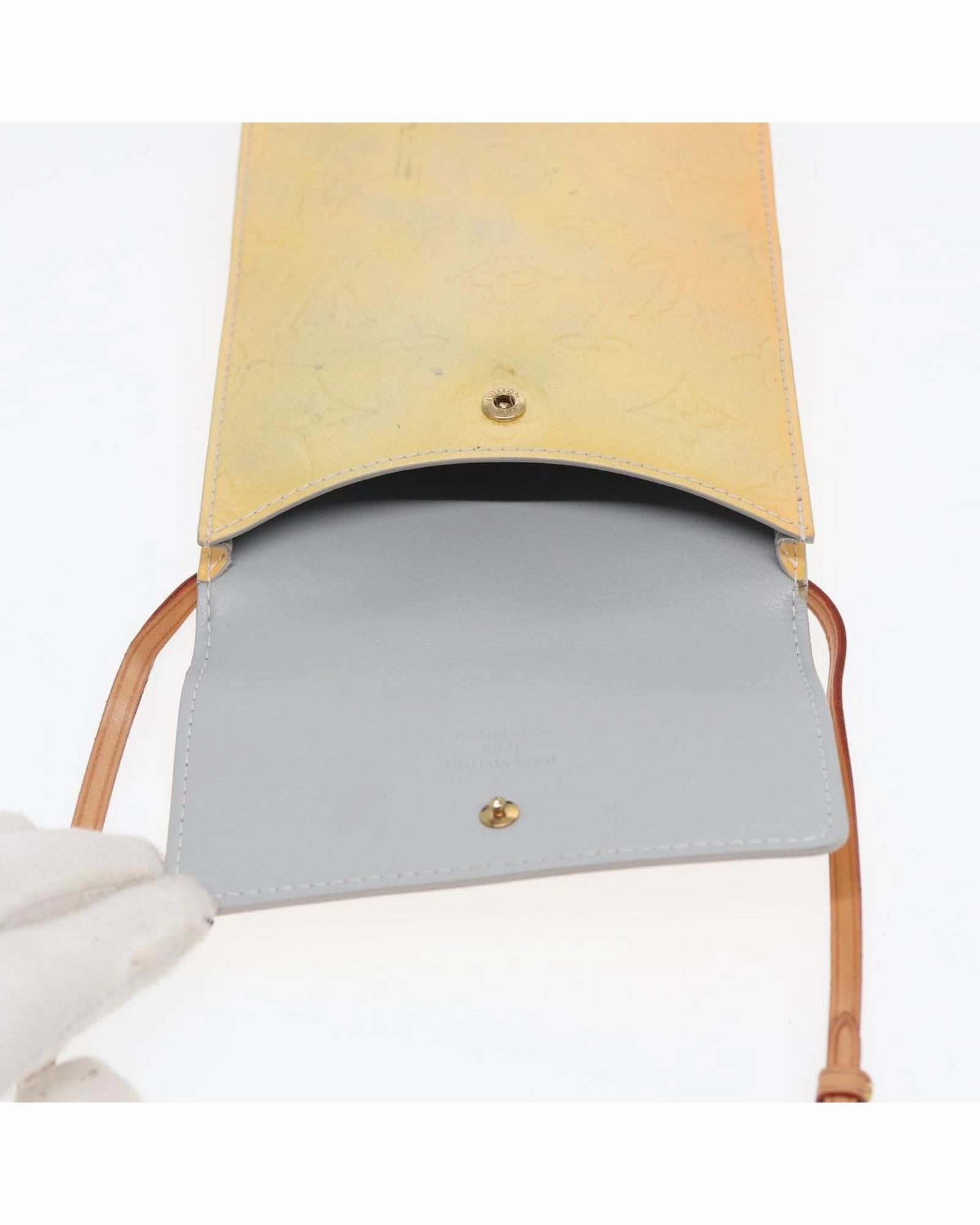 Pochette Vernis Leather Crossbody Bag