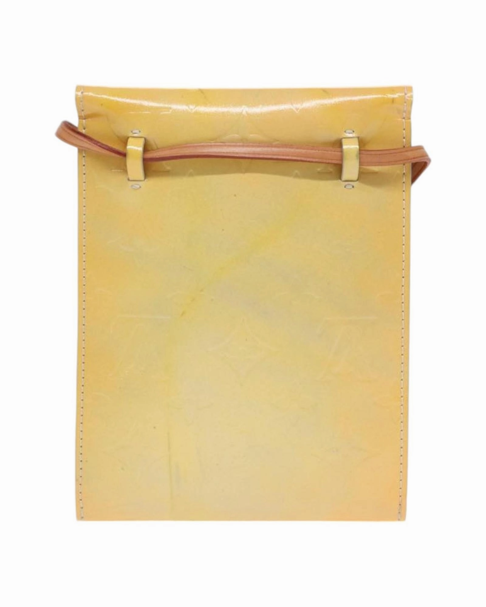 Pochette Vernis Leather Crossbody Bag