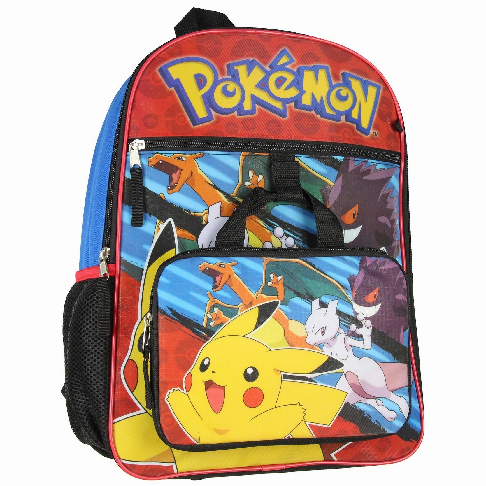 Pokemon 16" Backpack 5PC Combo Set - One Size