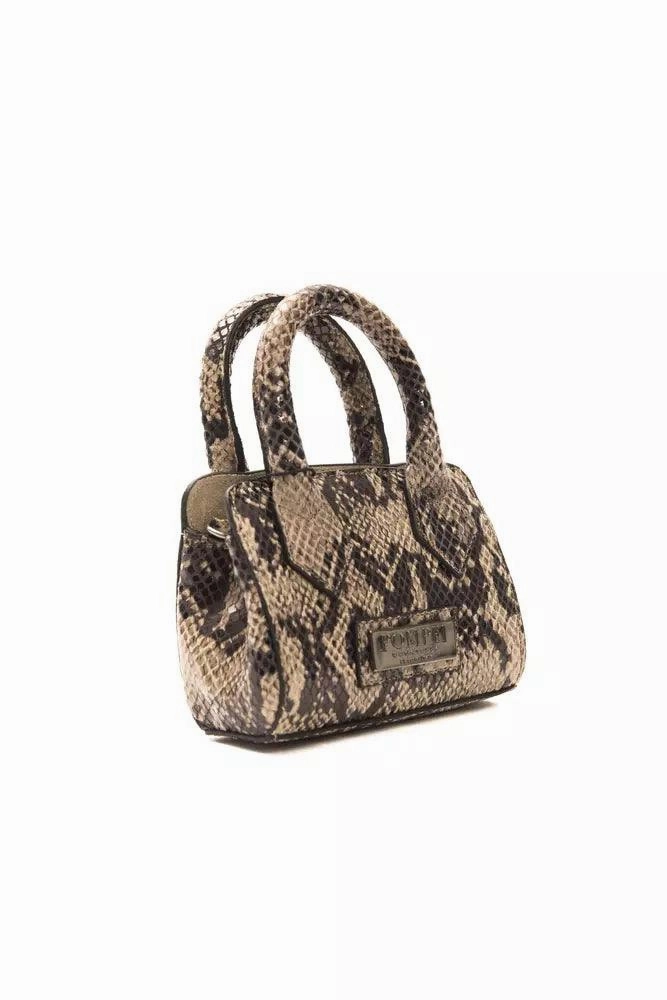 Pompei Donatella Brown Leather Women Mini Handbag