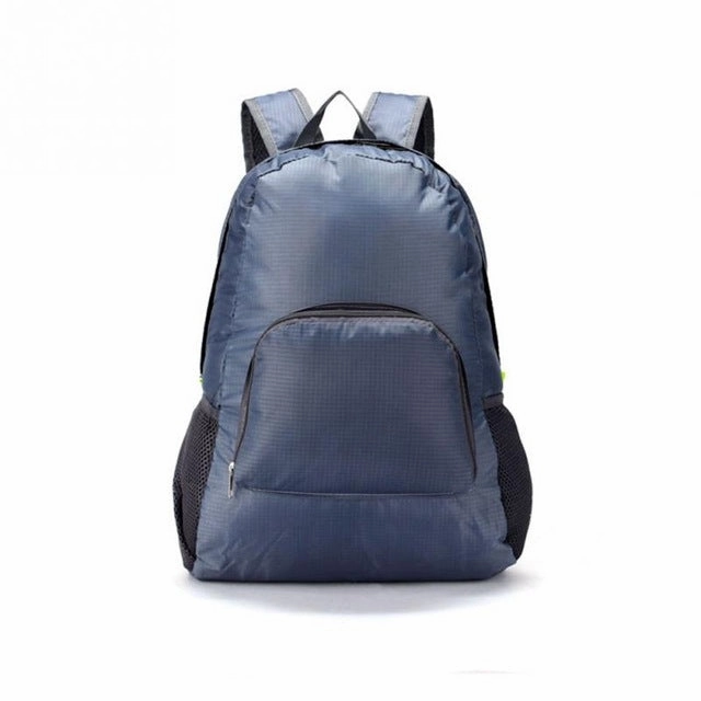 Portable Fashion Travel Backpacks Zipper Soild Nylon Back Pack Daily Traveling Women men Shoulder Bags Folding Bag