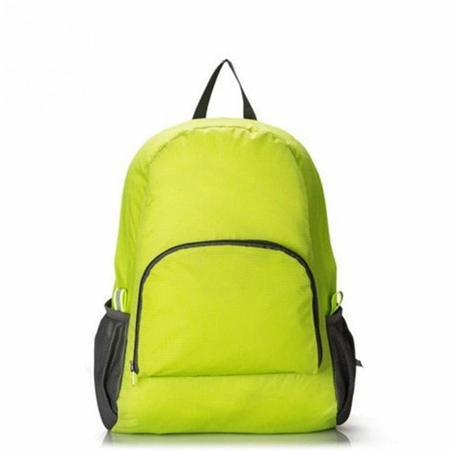 Portable Fashion Travel Backpacks Zipper Soild Nylon Back Pack Daily Traveling Women men Shoulder Bags Folding Bag