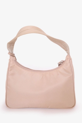 Prada Beige Nylon Re-Edition 2000 Shoulder Bag