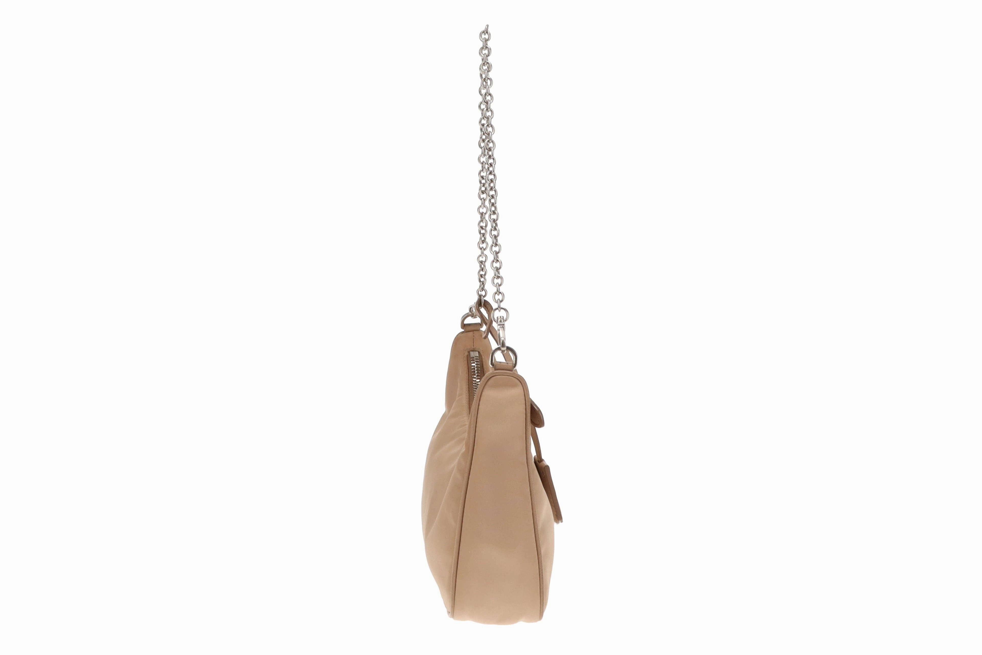 Prada Beige Nylon Re-Edition 2005 Crossbody Bag