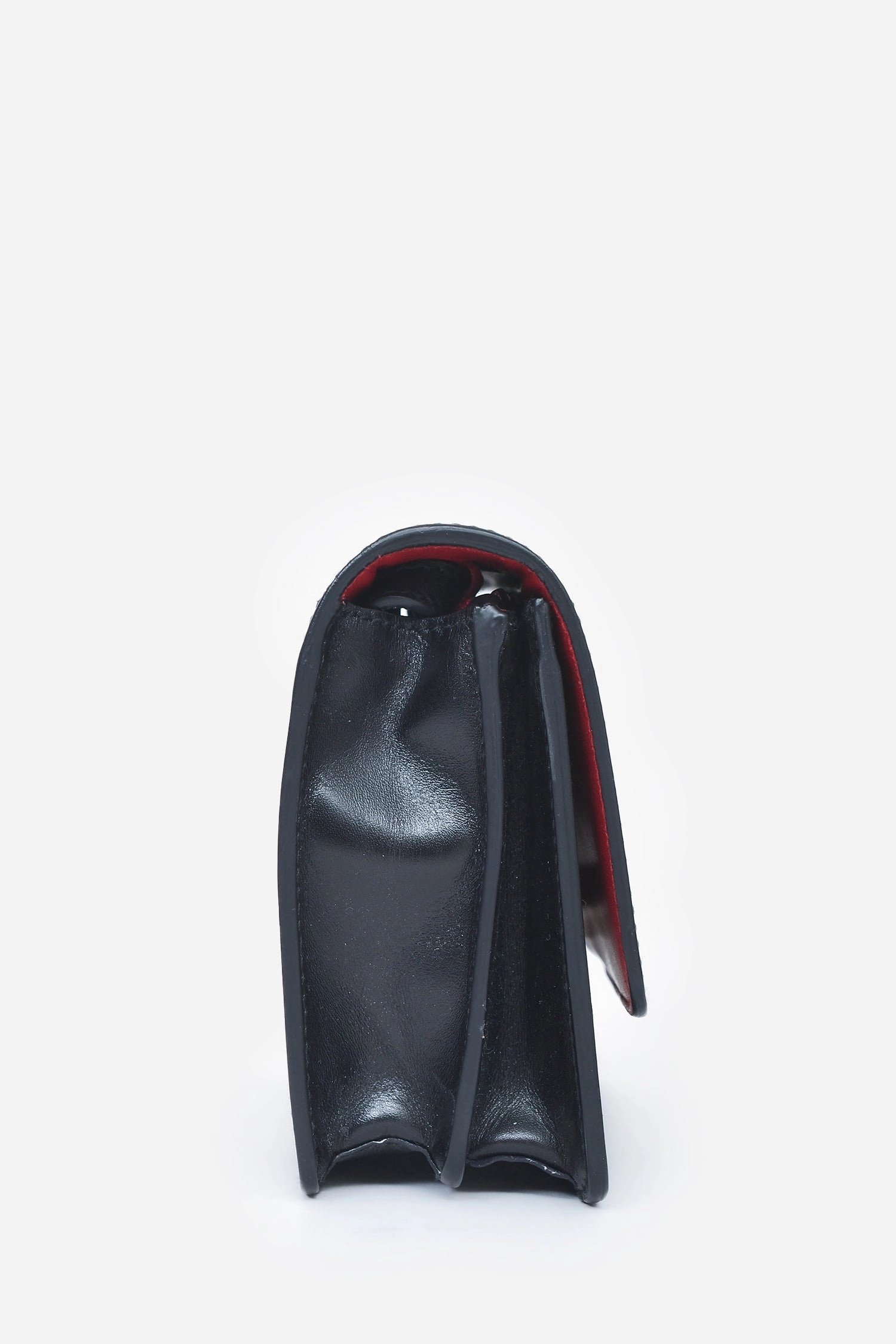 Prada Black Leather Mini Crossbody