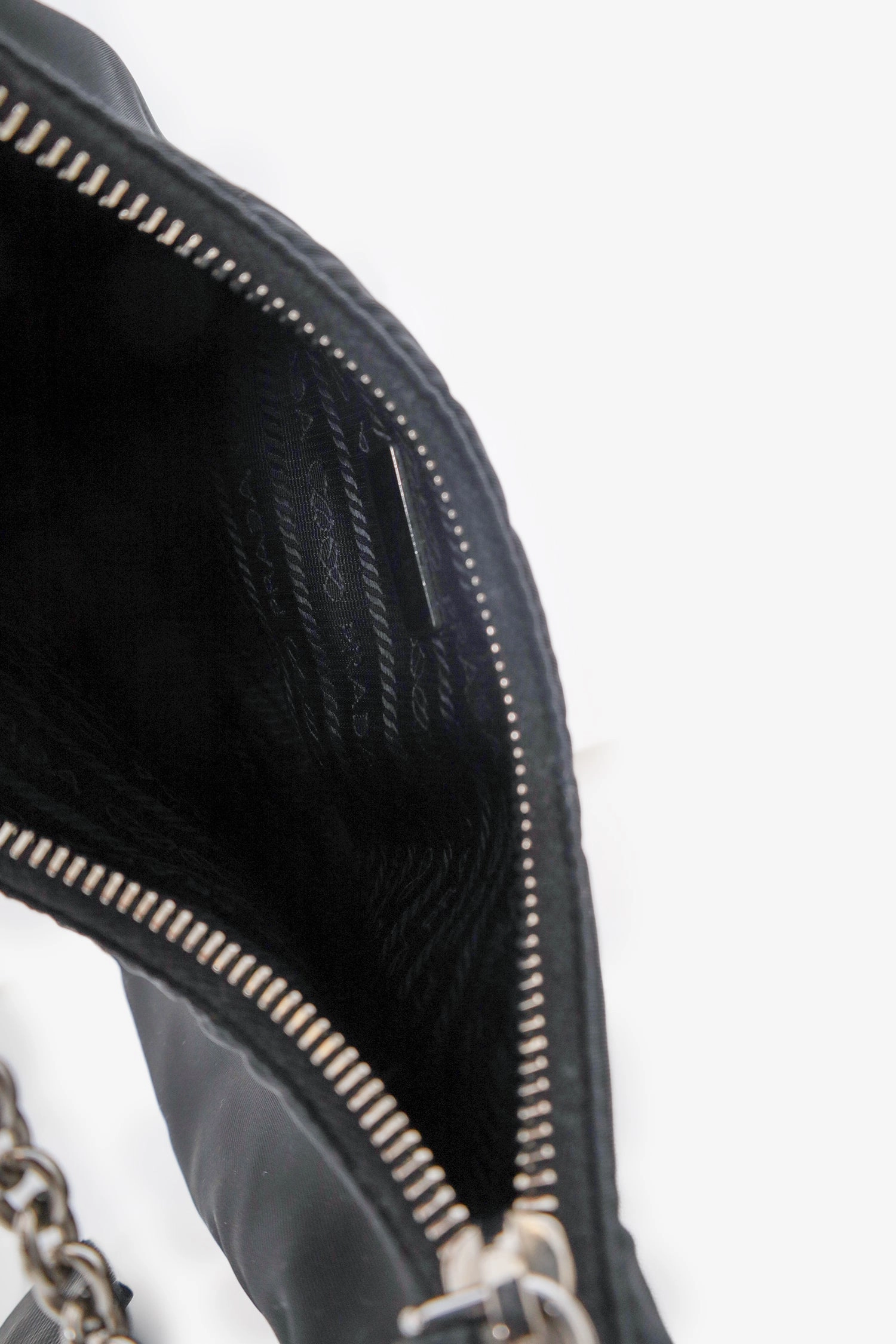 Prada Black Re-Nylon Re-Edition 2005 Crossbody Bag with Strap & Pouch