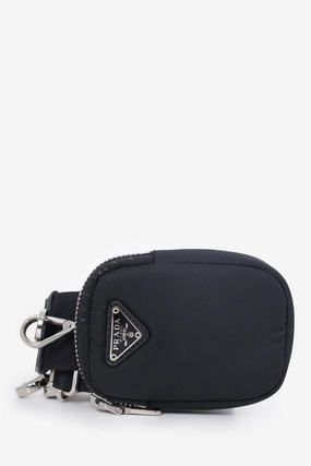 Prada Black Re-Nylon Re-Edition 2005 Crossbody Bag with Strap & Pouch