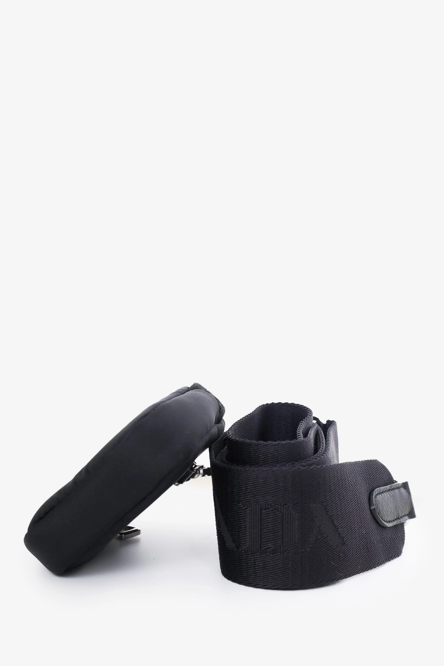 Prada Black Re-Nylon Re-Edition 2005 Crossbody Bag with Strap & Pouch