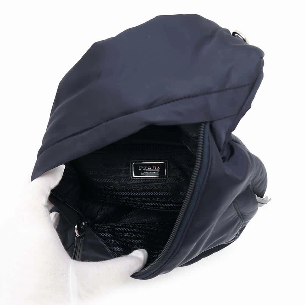 PRADA Crossbody Bag Navy2VZ092 Nylon