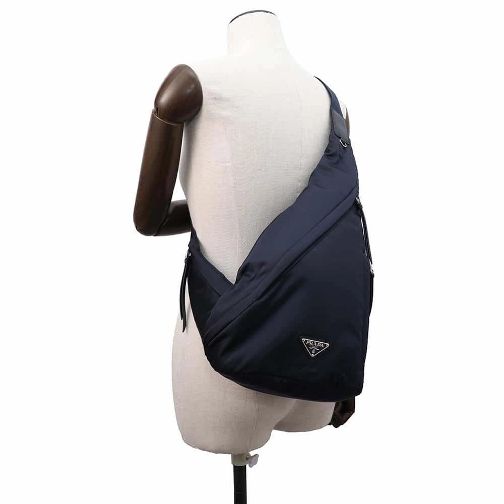 PRADA Crossbody Bag Navy2VZ092 Nylon