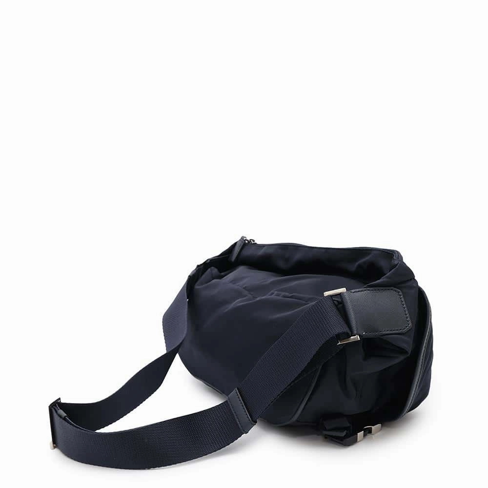 PRADA Crossbody Bag NavyVA0994 Nylon Leather