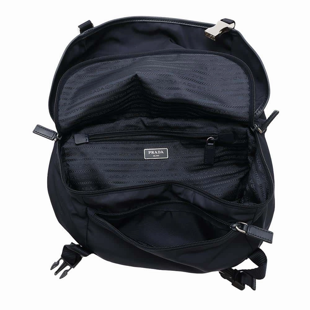 PRADA Crossbody Bag NavyVA0994 Nylon Leather