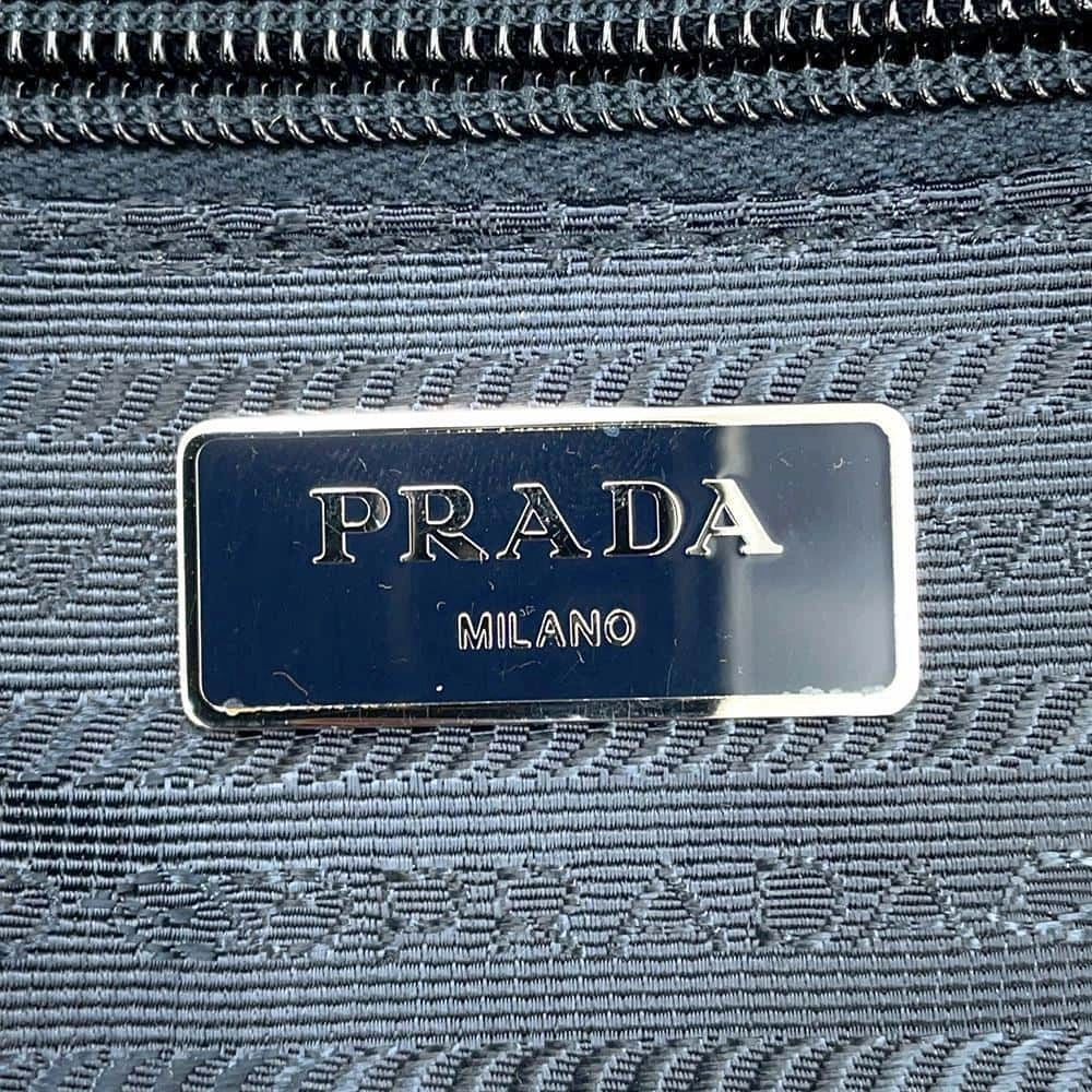 PRADA Crossbody Bag NavyVA0994 Nylon Leather