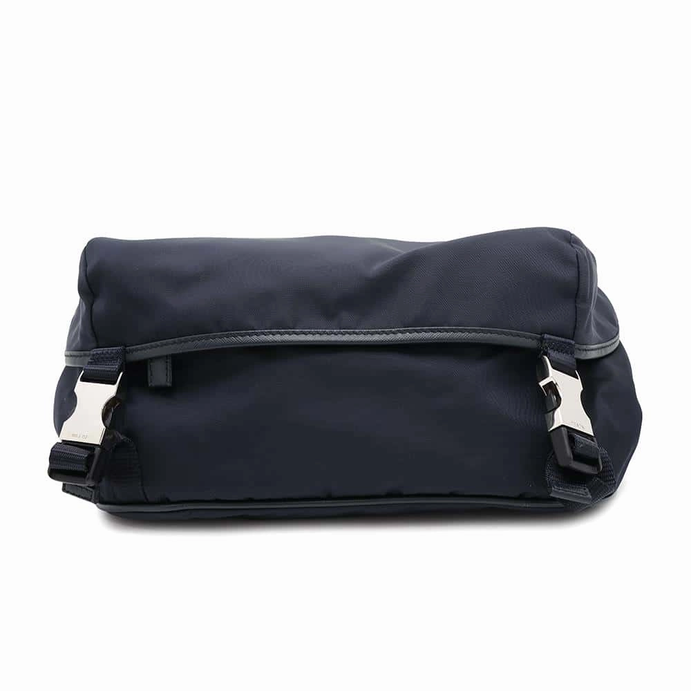 PRADA Crossbody Bag NavyVA0994 Nylon Leather