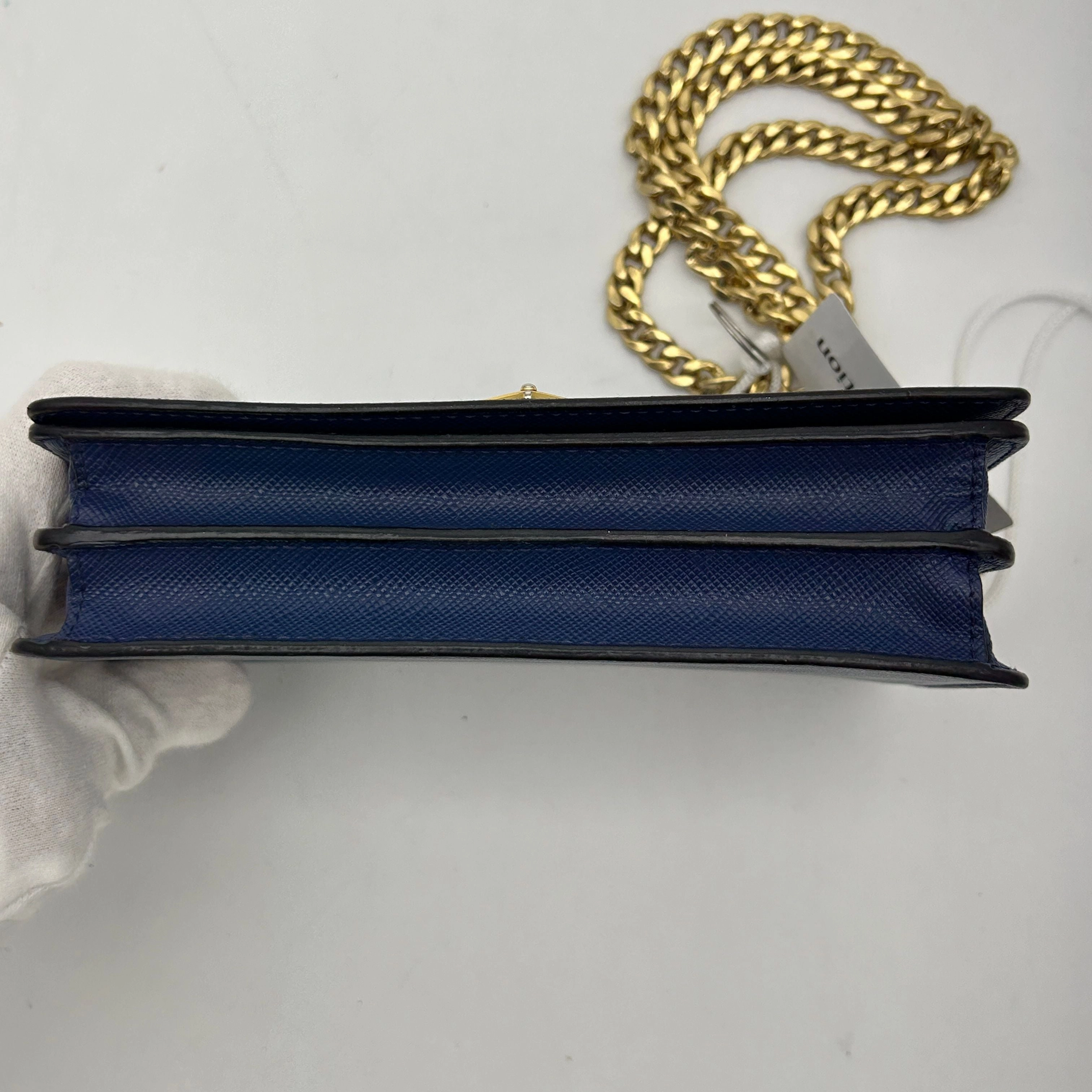 Prada Flip Lock Chain Crossbody Bag LA40891