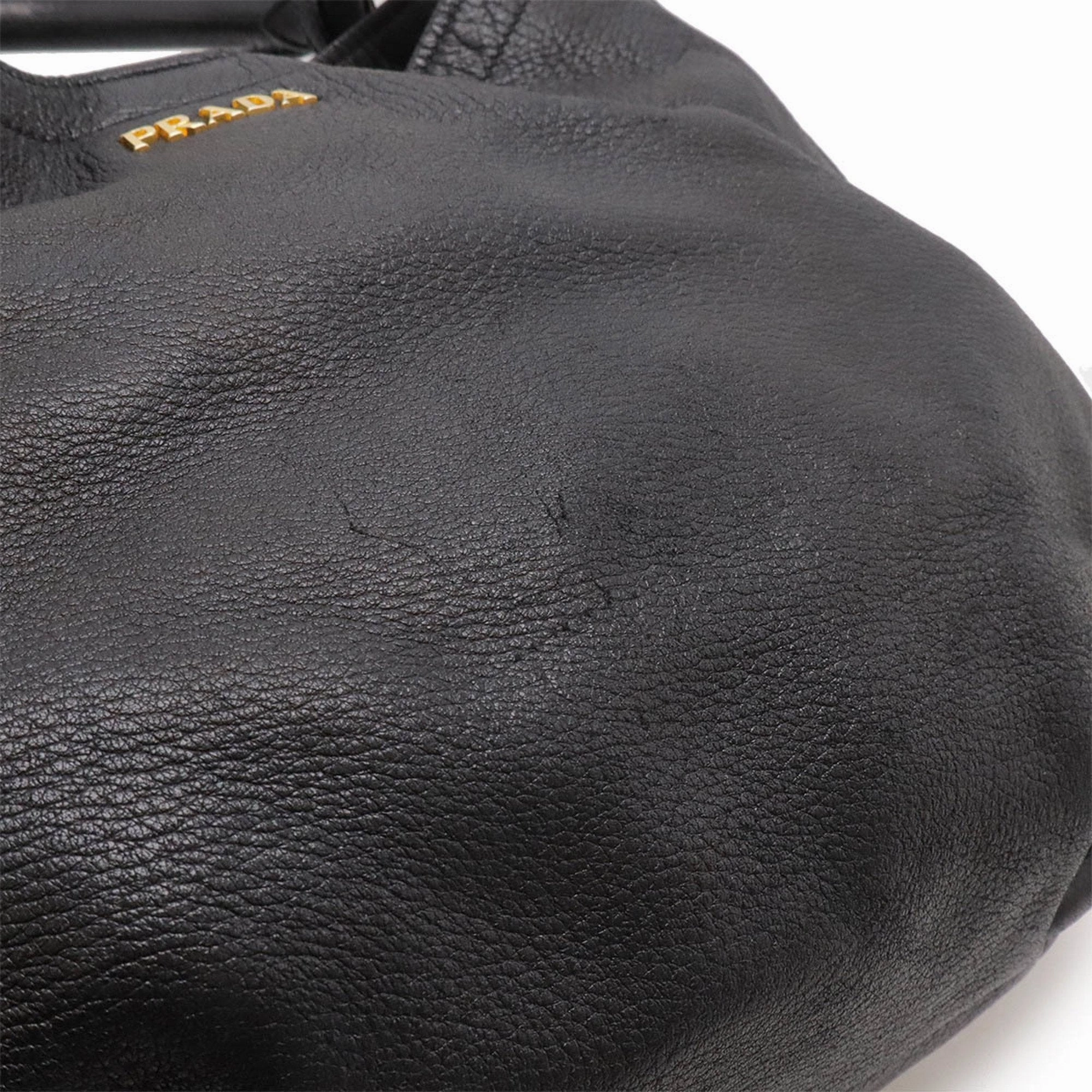 Prada  Leather Shoulder Bag (Pre-Owned)