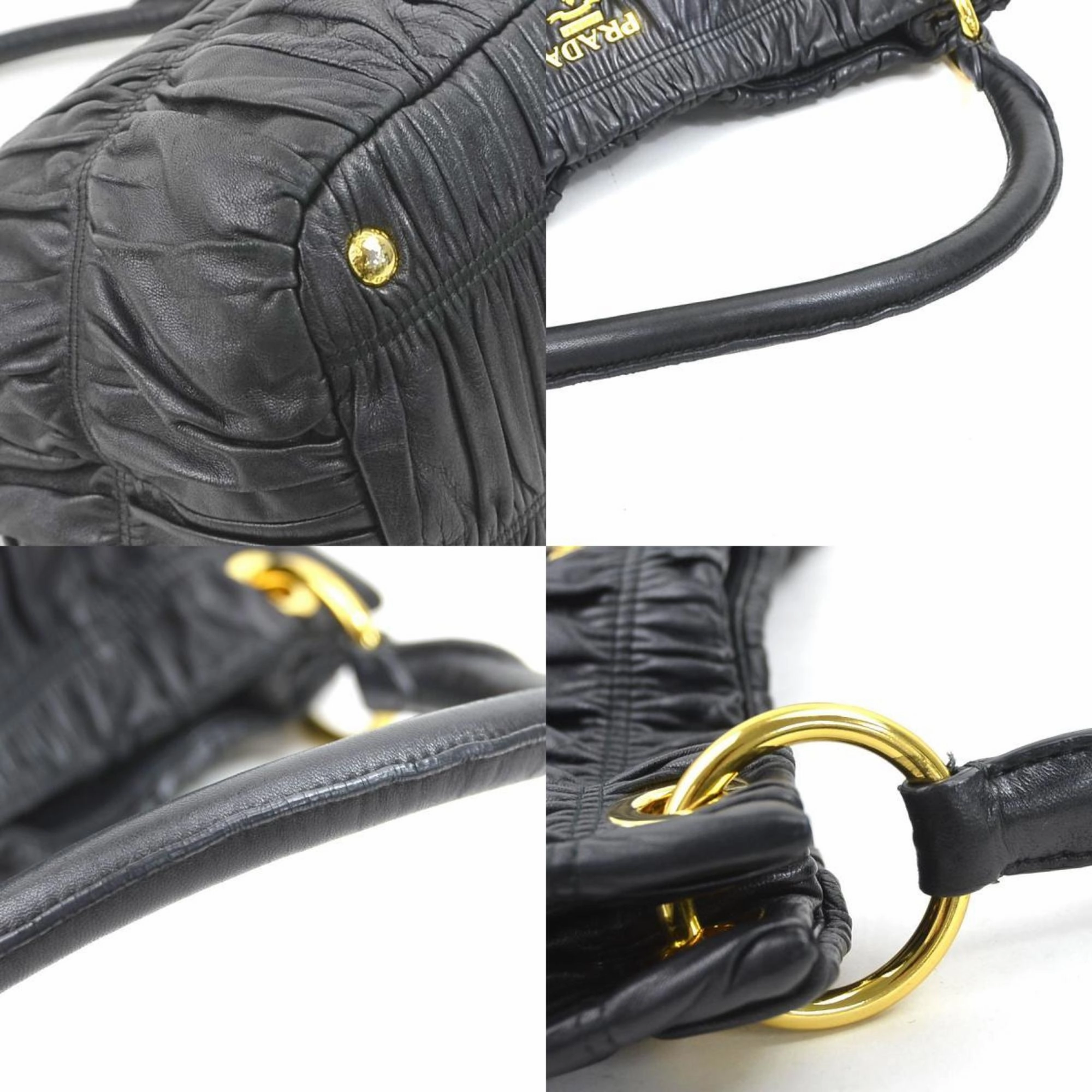 Prada Leather Shoulder Bag (Pre-Owned)