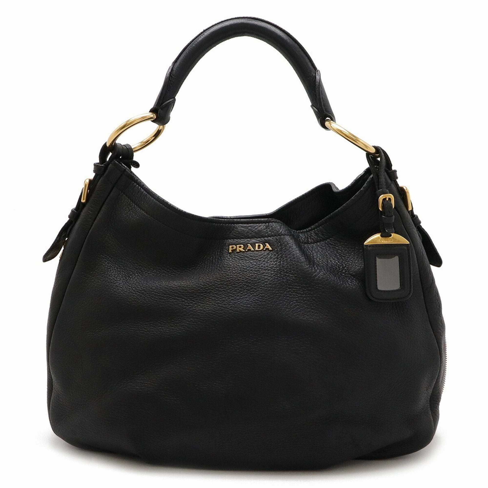 Prada  Leather Shoulder Bag (Pre-Owned)