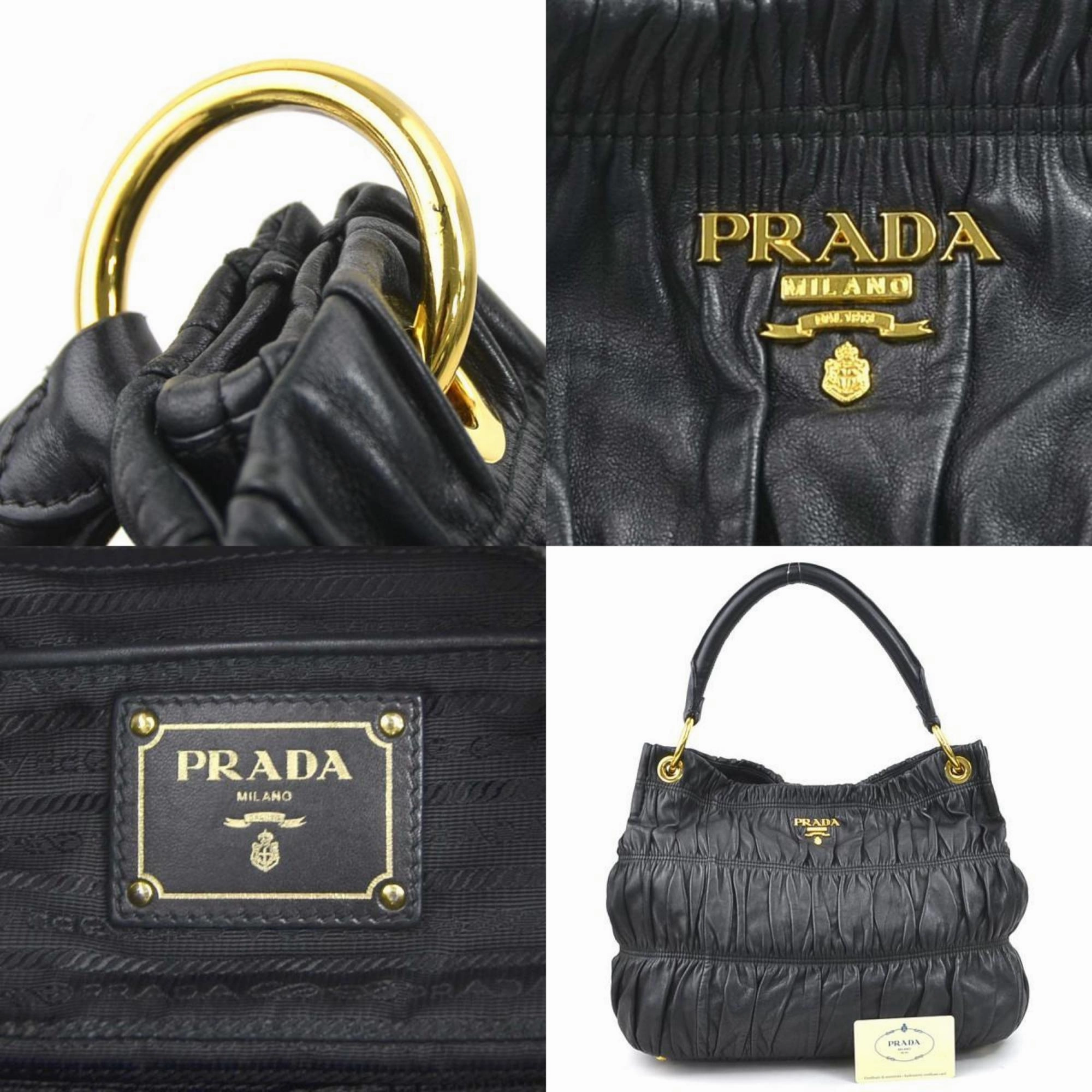 Prada Leather Shoulder Bag (Pre-Owned)