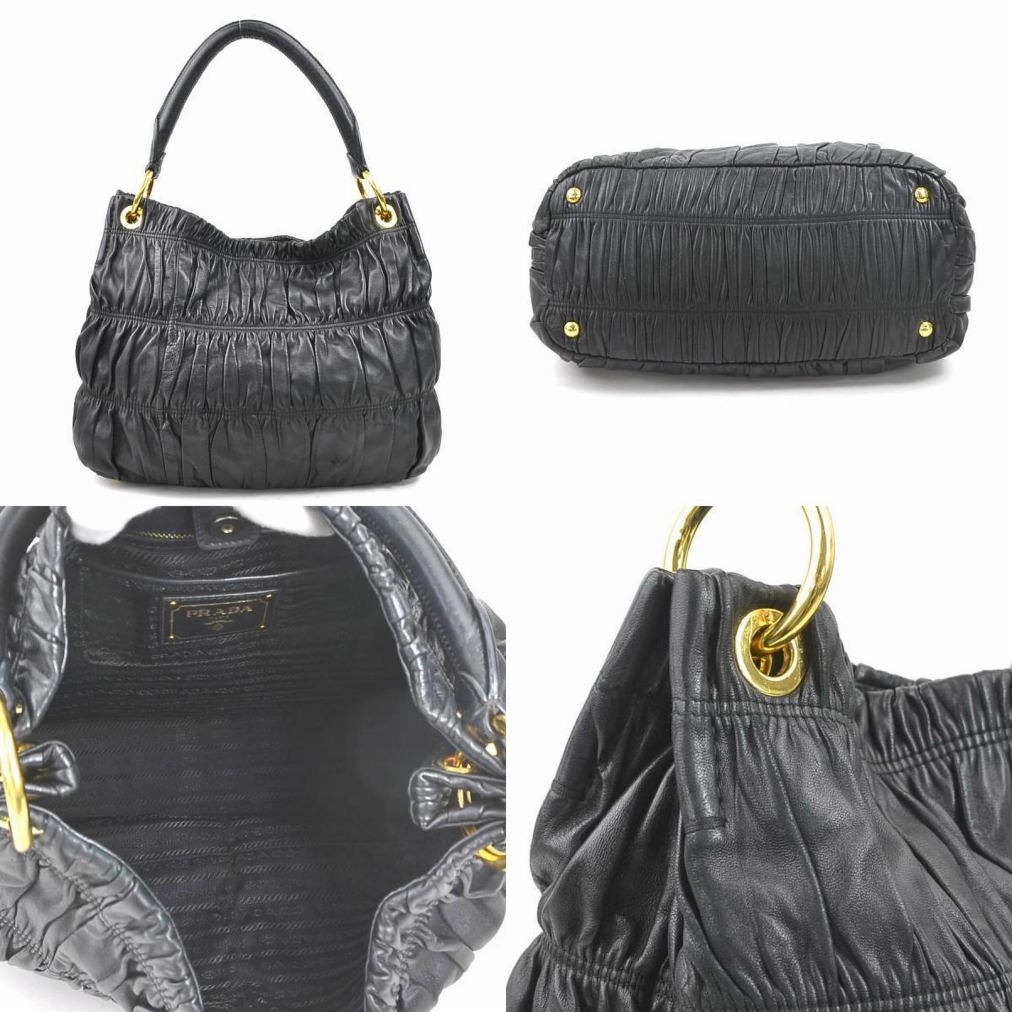 Prada Leather Shoulder Bag (Pre-Owned)