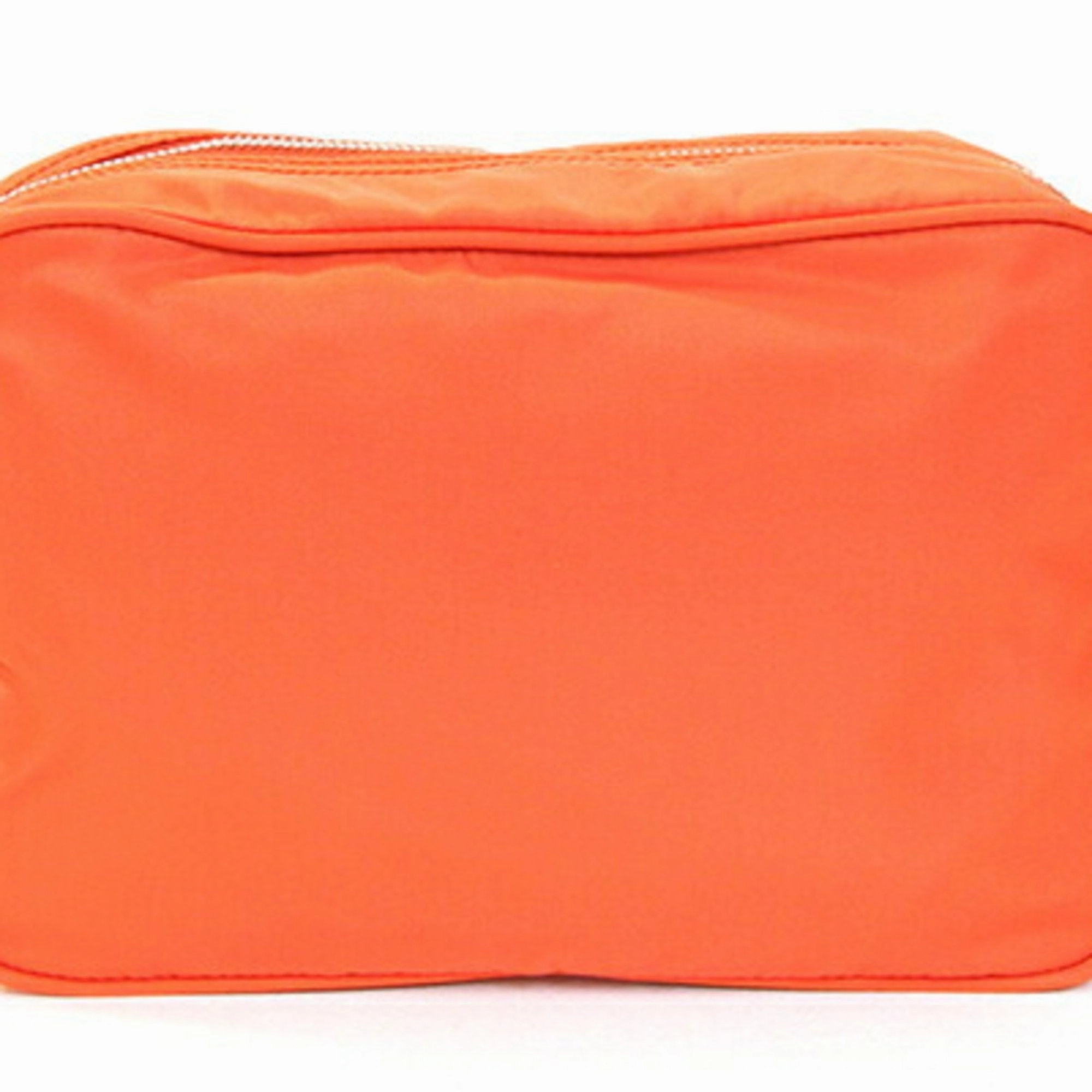 Prada Nylon Leather Pochette Shoulder Bag (Pre-Owned)
