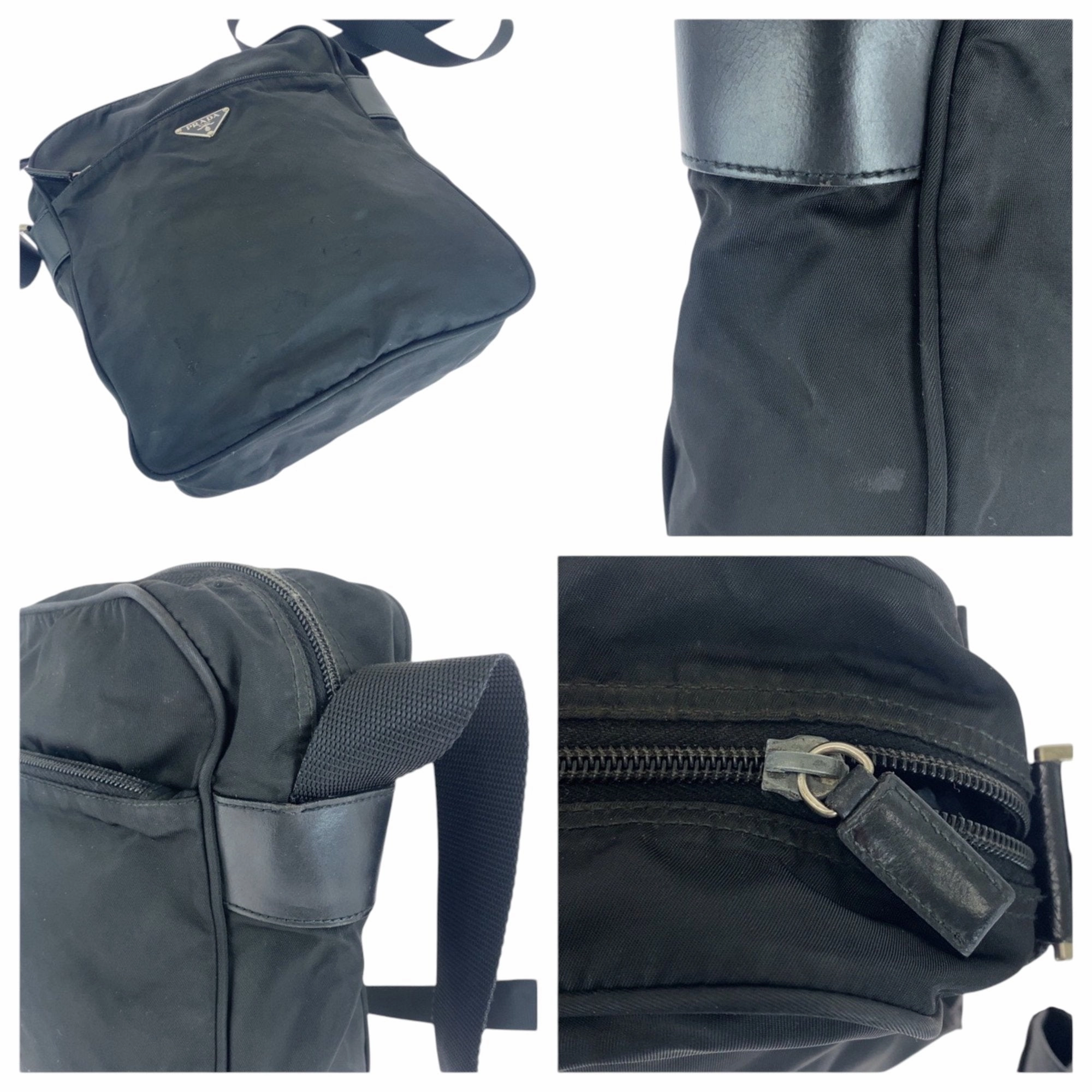 Prada Nylon Pochette Shoulder Bag (Pre-Owned)