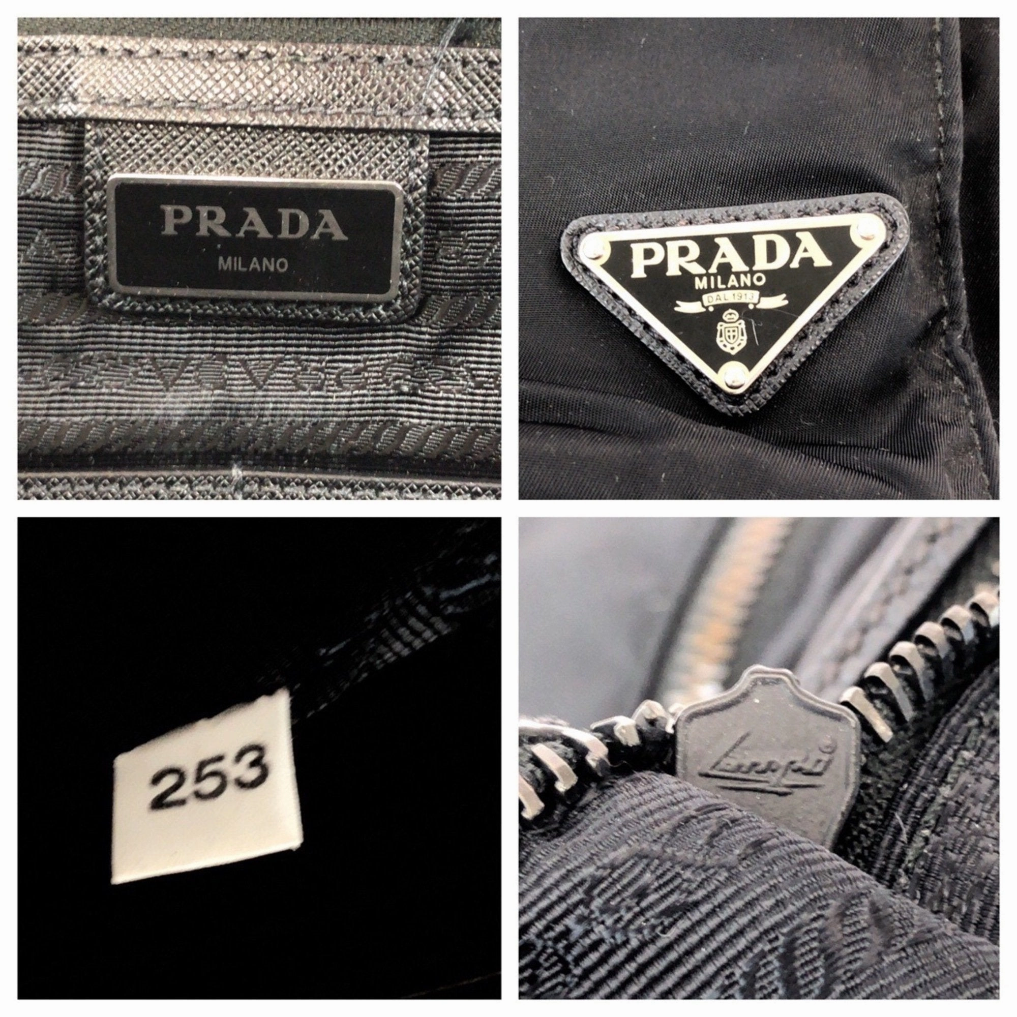 Prada Nylon Shoulder Bag Tote Bag (Pre-Owned)