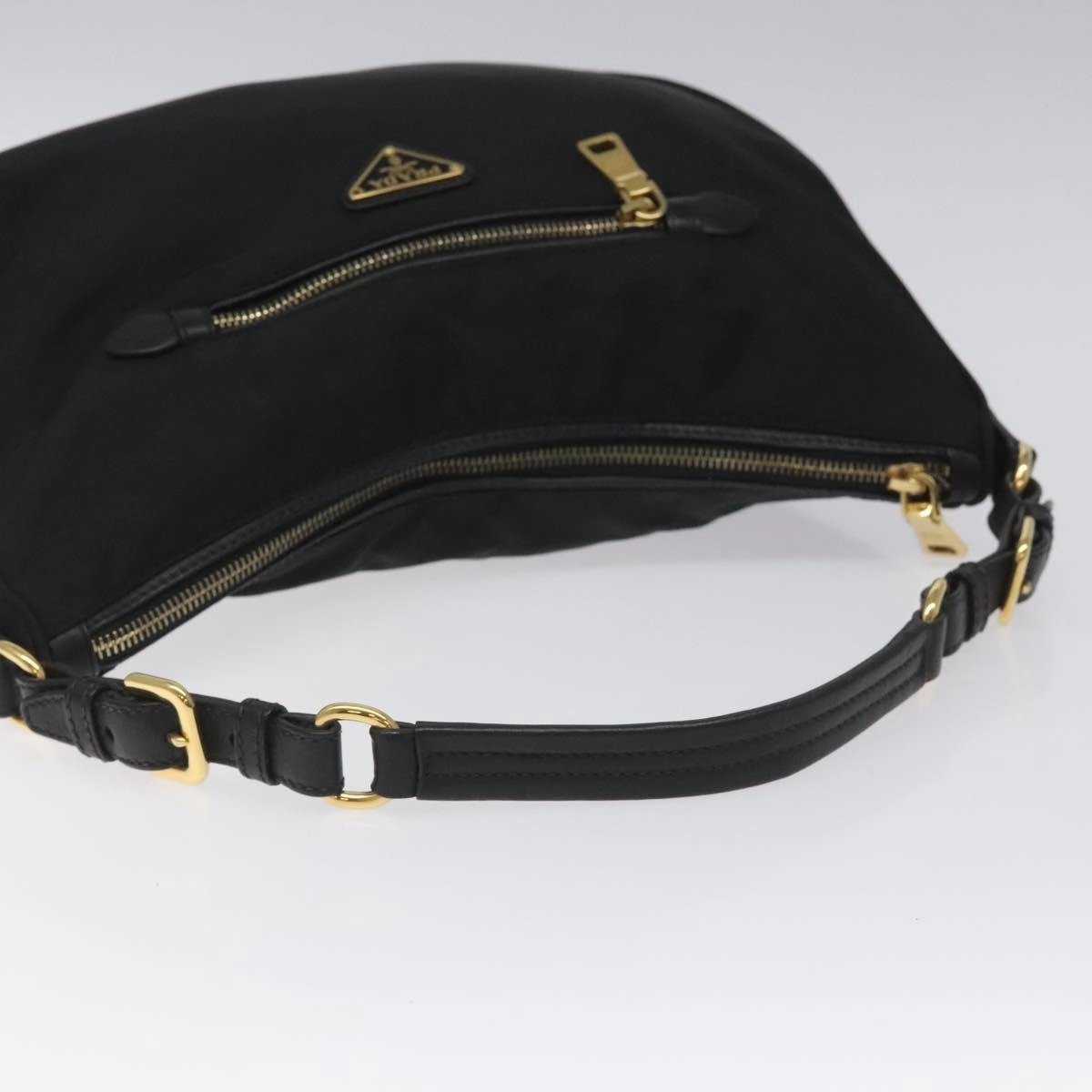 Prada Tessuto Canvas Shoulder Bag (Pre-Owned)