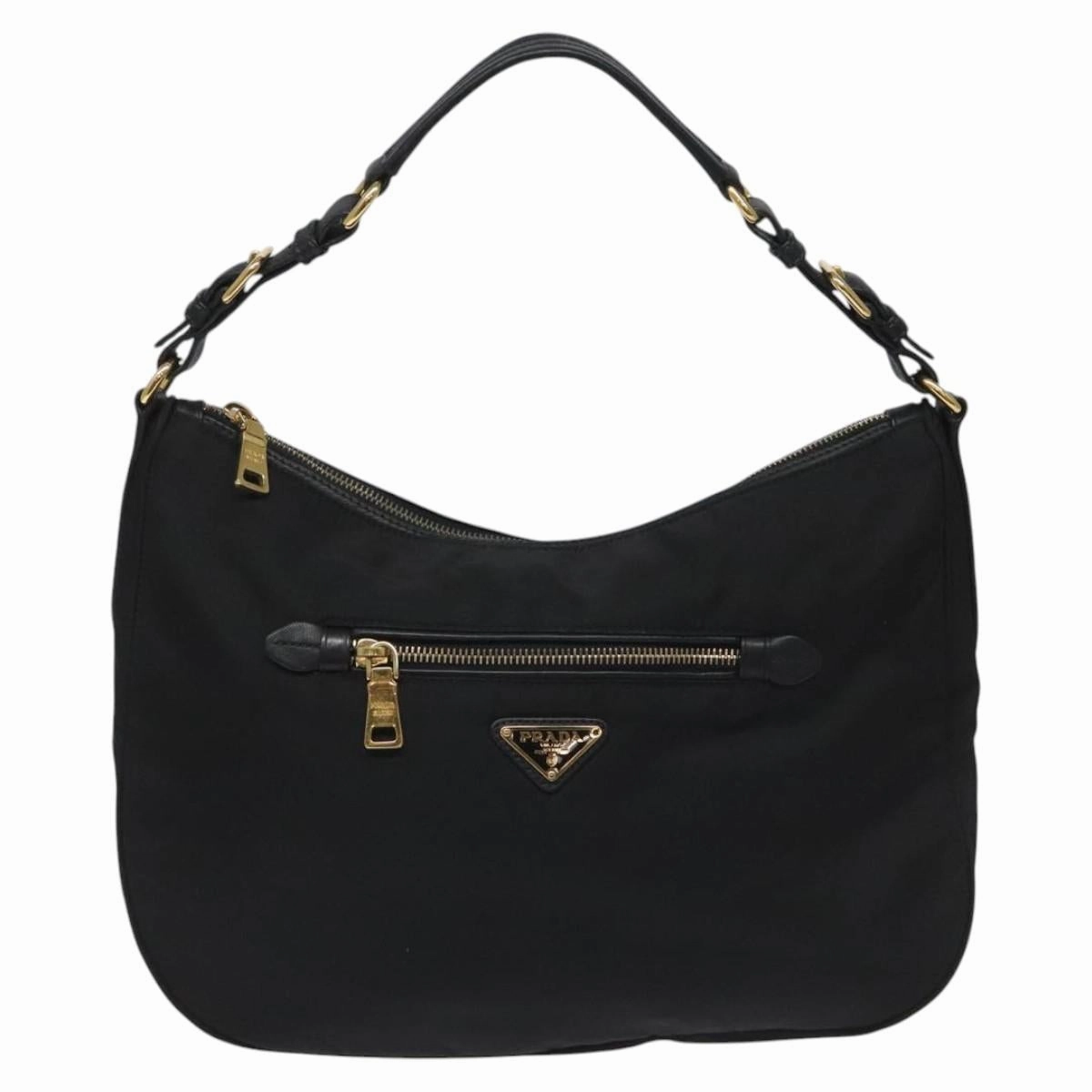 Prada Tessuto Canvas Shoulder Bag (Pre-Owned)