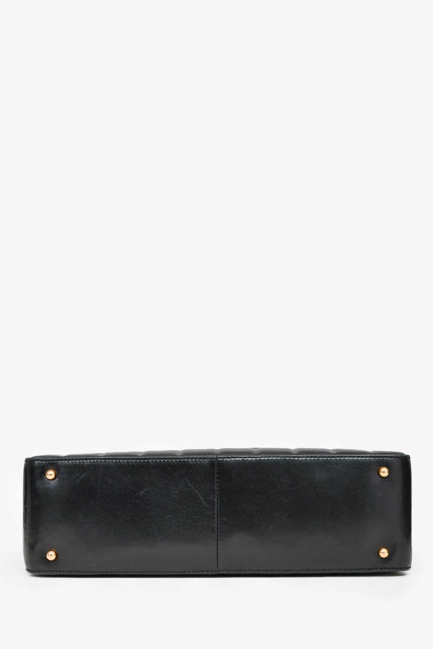 Pre-Loved Chanel 2003/2004 Black Leather Choco Bar CC Shoulder Bag