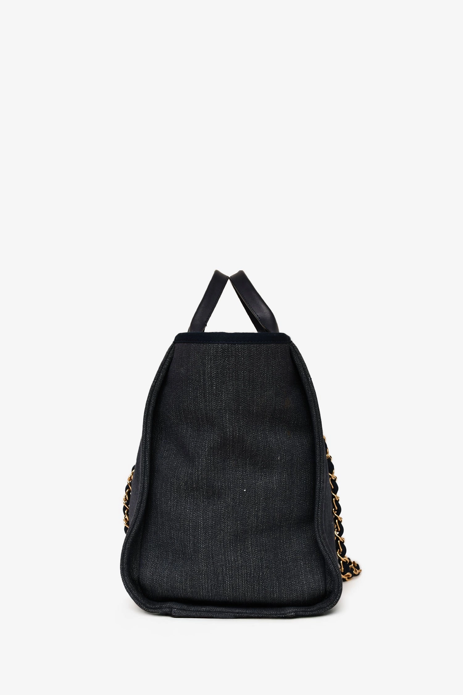 Pre-Loved Chanel 2017 Blue Caviar Leather Business Affinity GHW Backpack