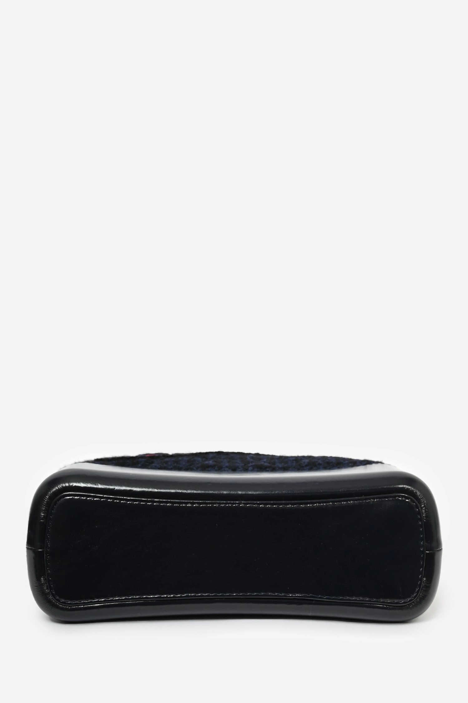 Pre-loved Chanel 2017 Navy/Black Tweed Hobo Large Gabrielle Crossbody Bag