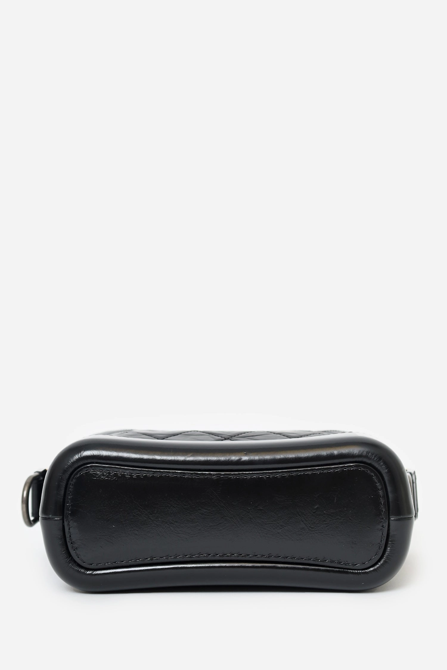 Pre-Loved Chanel 2018 Black Lambskin Leather Small Gabrielle Bag