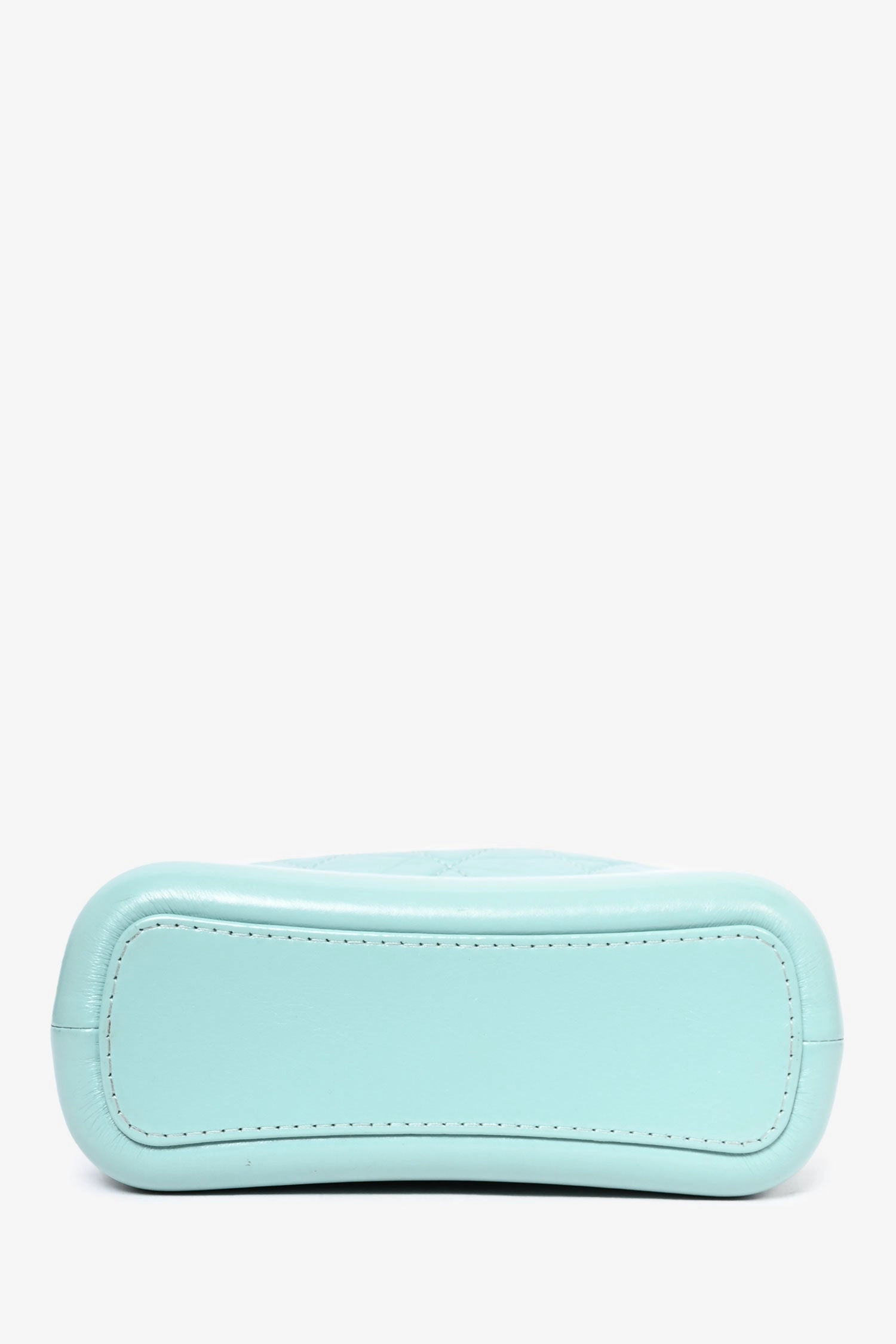 Pre-Loved Chanel 2019 Seafoam Green Quilted Small Gabrielle Shoulder Bag (As Is)