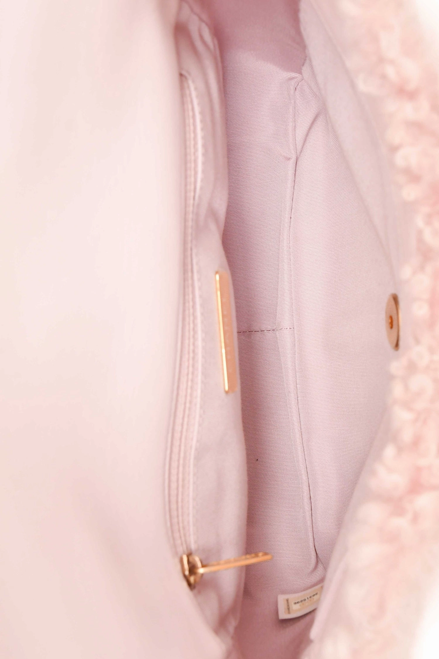 Pre-Loved Chanel 2021 Pink Shearling \'Chanel 19\' Medium Flap Shoulder Bag