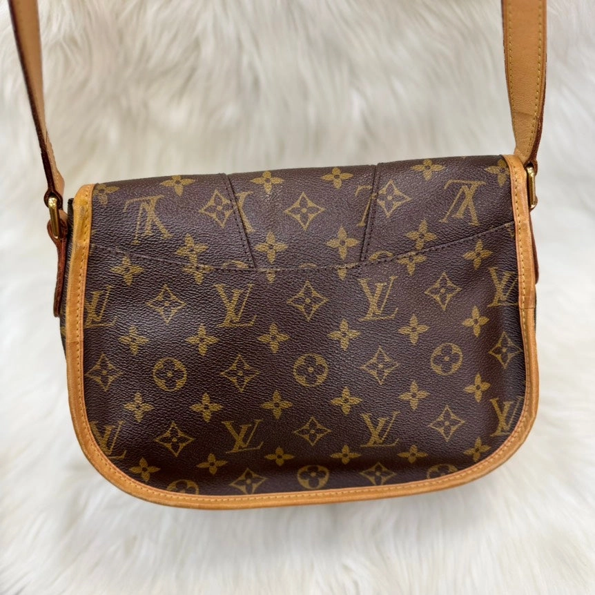 Preloved - Louis Vuitton Monogram Menilmontant PM Brown Leather Crossbody Bag