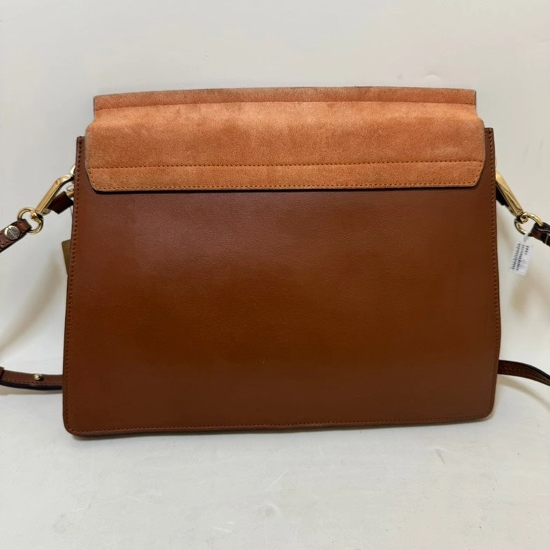 Preloved Chlo Faye Bag Tan Leather Crossbody