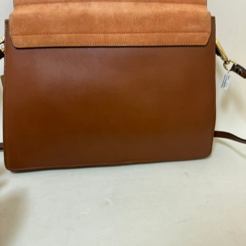 Preloved Chlo Faye Bag Tan Leather Crossbody
