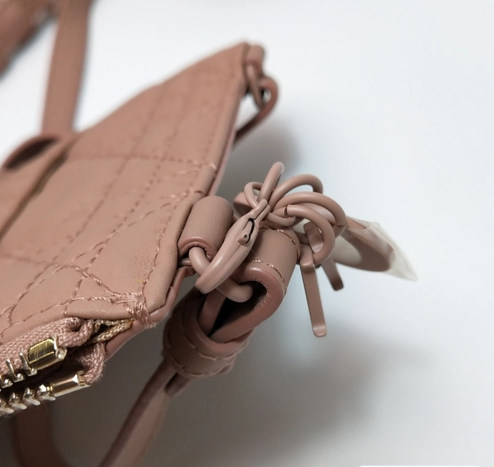 Preloved Dior cannage Crossbody bag beige 11cm*20cm*1cm 087841900459
