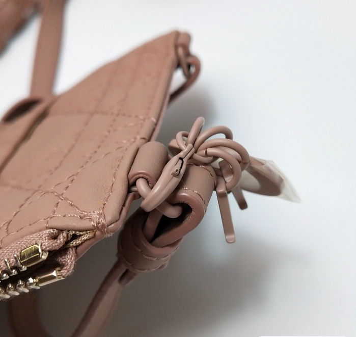 Preloved Dior cannage Crossbody bag beige 11cm*20cm*1cm 087841900459