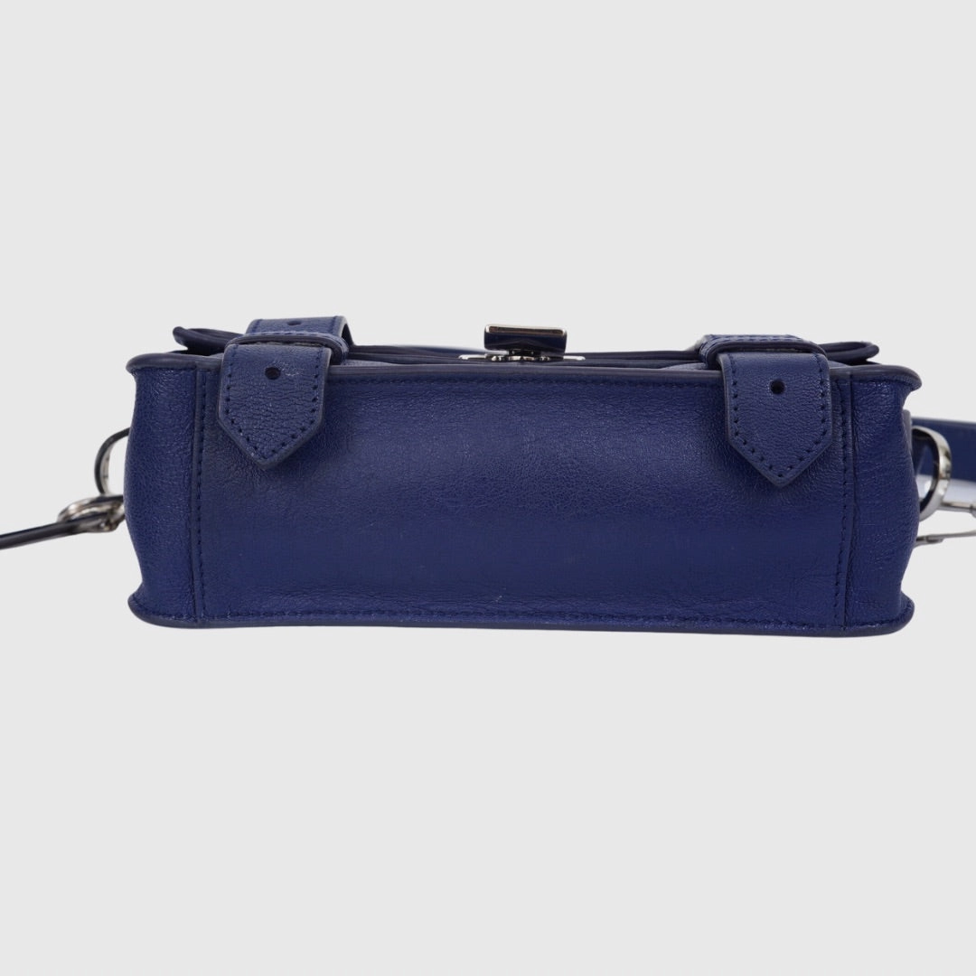 Proenza Schouler PS1 Crossbody bag Mini Lambskin Blue SHW