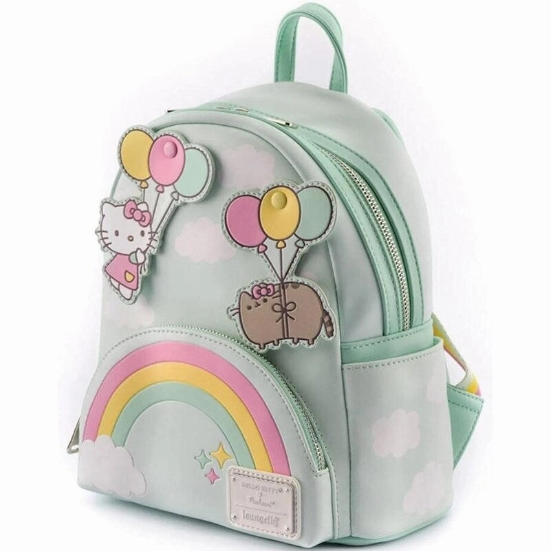 Pusheen X Hello Kitty Balloons & Rainbows Mini Backpack